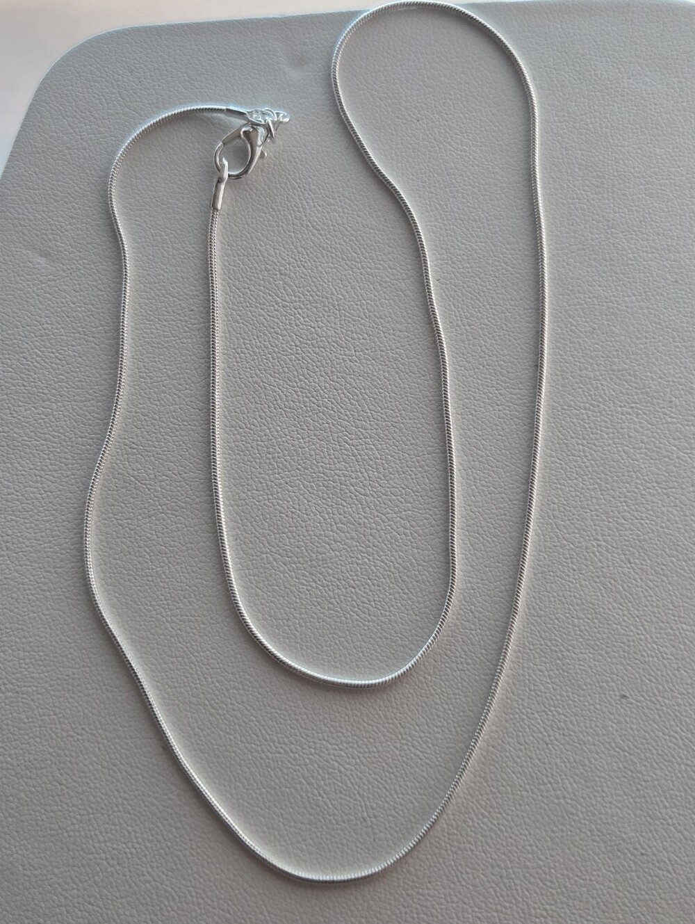 Sterling Silver Snake Chain Necklace - Silver